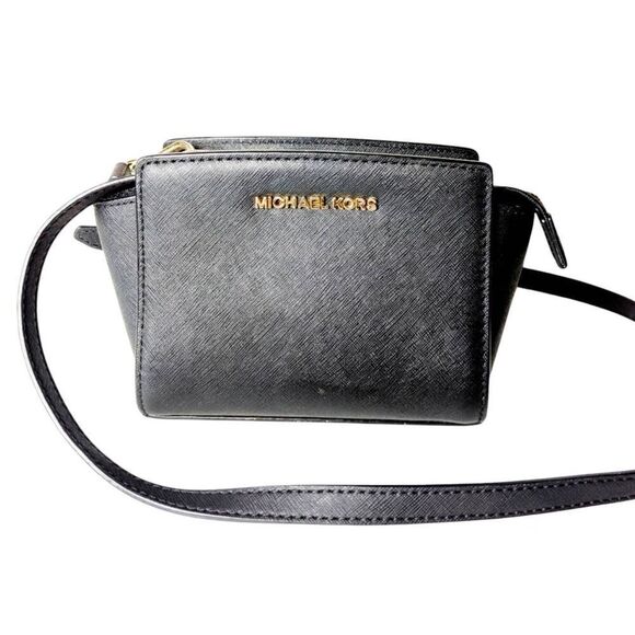 MICHAEL KORS Selma Mini Saffiano Leather Crossbody - Picture 2 of 10